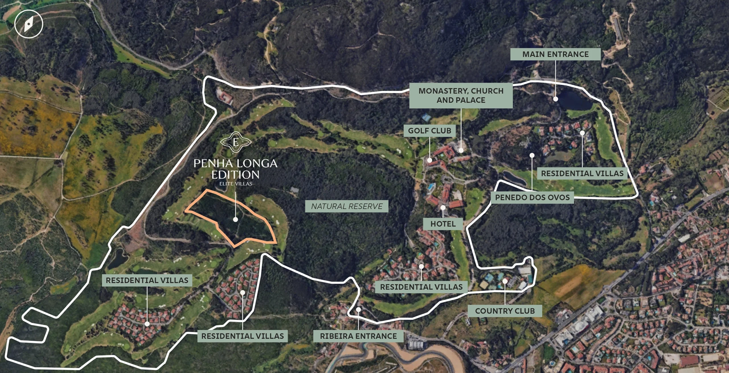 Penha Longa map